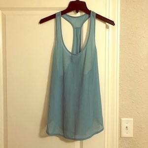 Lululemon Light blue workout tank